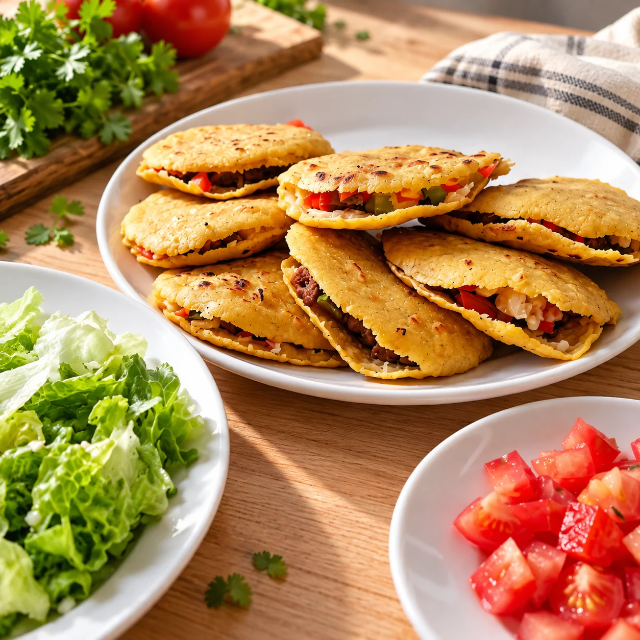 Gorditas rellenas de seitán Nutry-Tasty