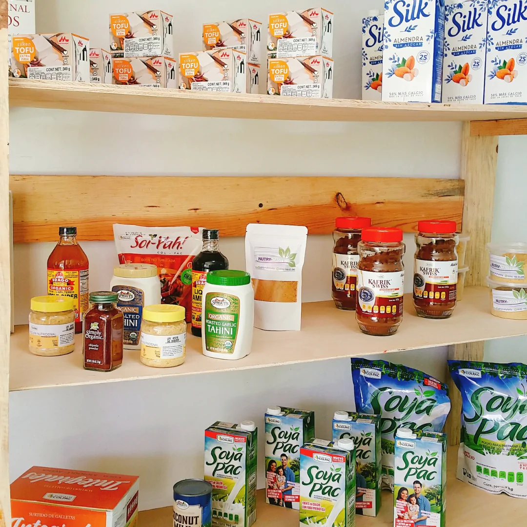 Productos vegetarianos y veganos disponibles en Nutry-Tasty