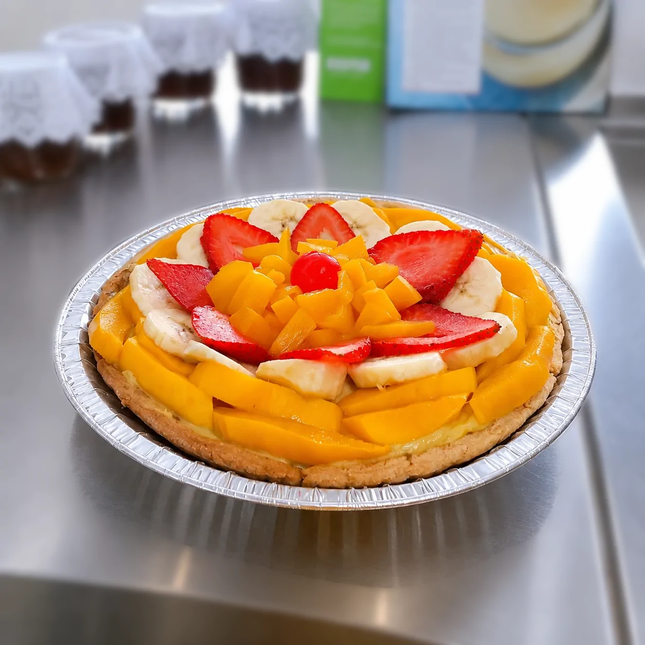 Tartaleta de frutas, ejemplo de postre Nutry-Tasty